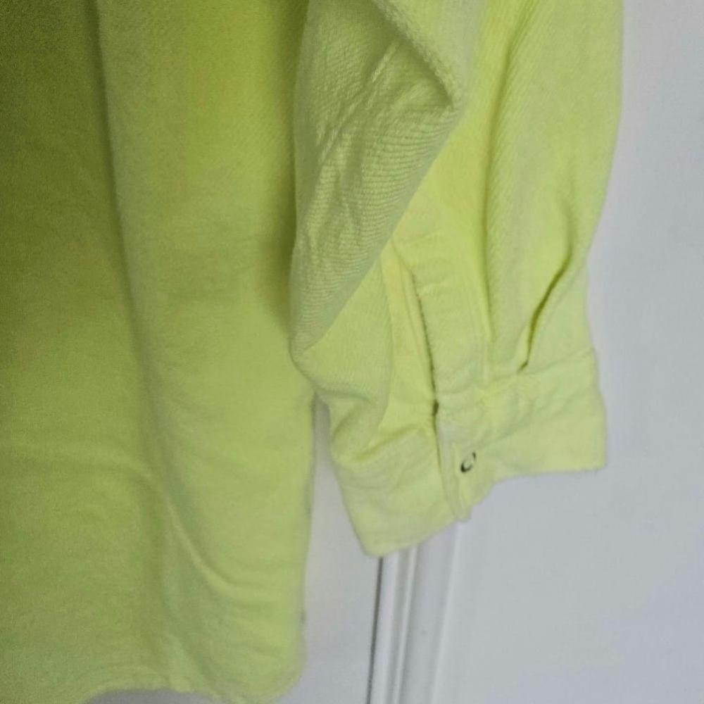 Zara Neon Overshirt oversized yellow shacket - Picture 6 of 8